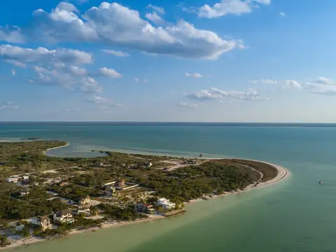Vista aérea de Isla Holbox